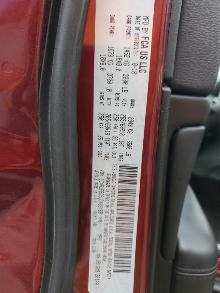 2018 Jeep Grand Cherokee Limited VIN: 1C4RJFBG9JC469489 Lot: 83764415