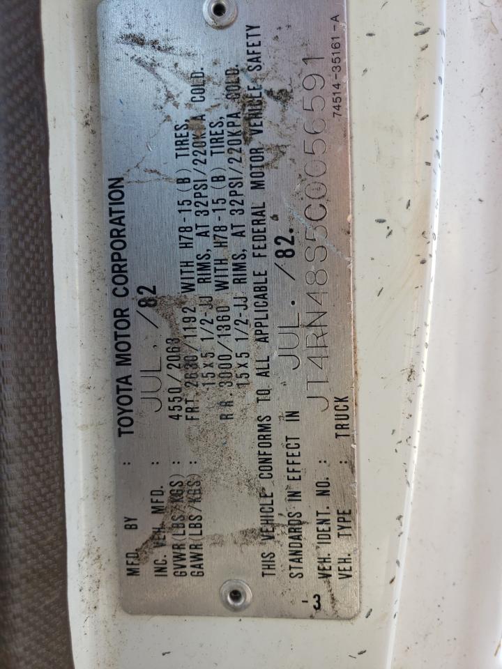 1982 Toyota Pickup Rn48 VIN: JT4RN48S5C0056591 Lot: 80578845