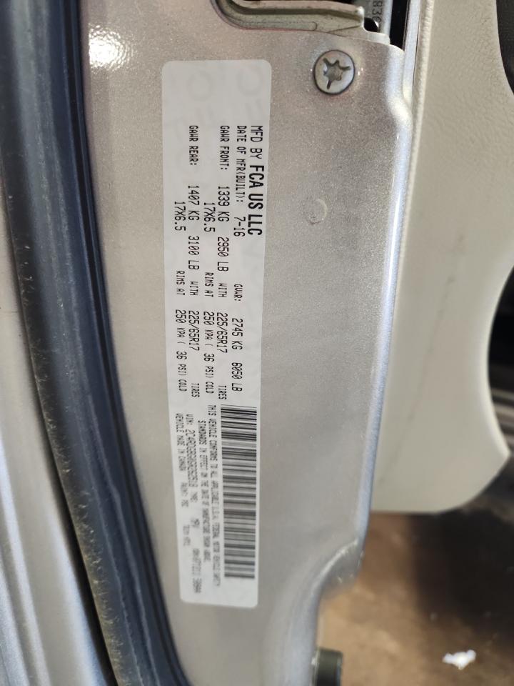 2016 Dodge Grand Caravan Se VIN: 2C4RDGBG0GR262518 Lot: 71911925