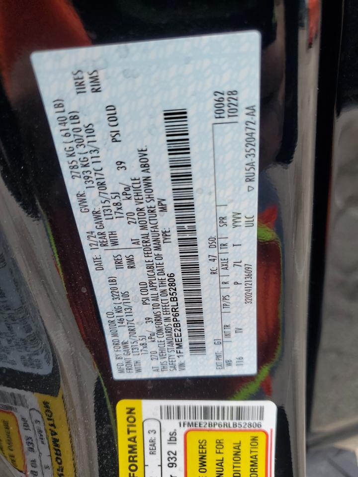 2024 Ford Bronco Wildtrak VIN: 1FMEE2BP6RLB52806 Lot: 84033345