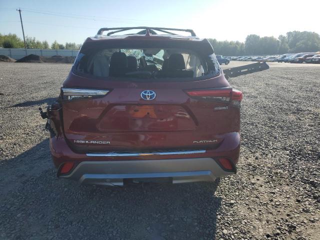  TOYOTA HIGHLANDER 2021 Красный