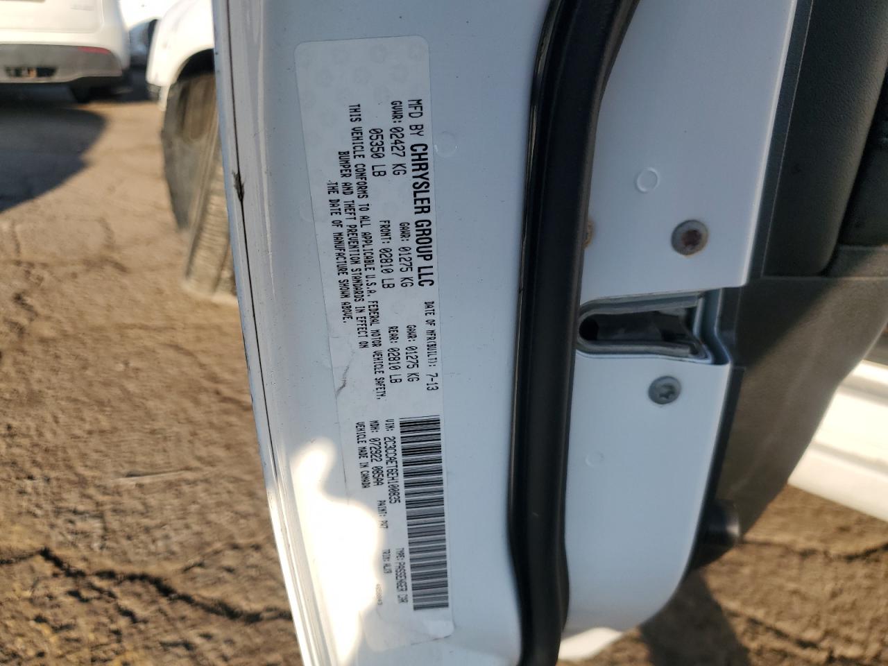 2014 Chrysler 300C VIN: 2C3CCAET6EH100835 Lot: 81821505