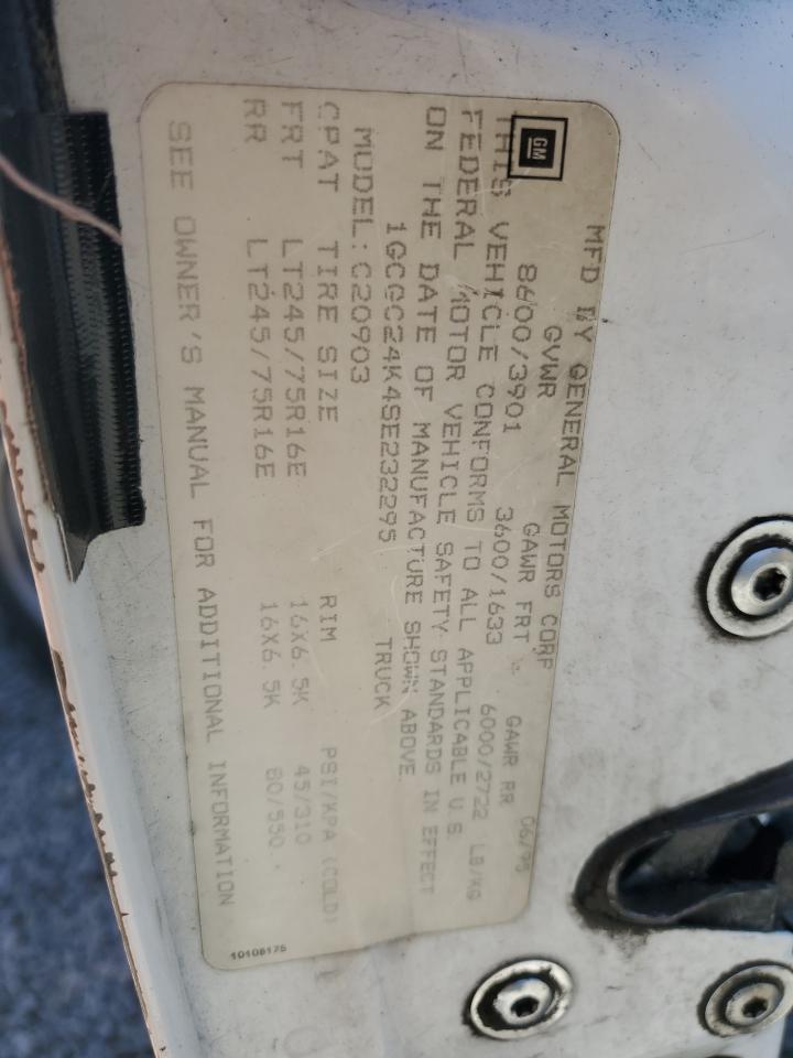 1995 Chevrolet Gmt-400 C2500 VIN: 1GCGC24K4SE232295 Lot: 80211055