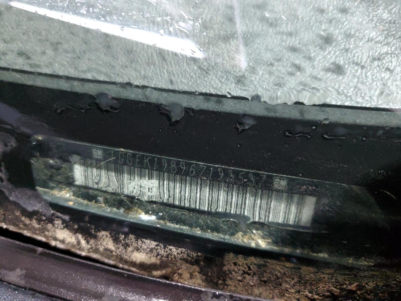 2006 Chevrolet Silverado K1500 VIN: 1GCEK19B96Z193537 Lot: 83853725