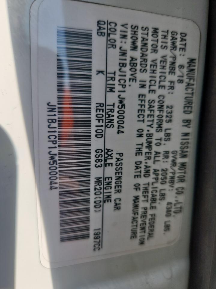 2018 Nissan Rogue Sport S VIN: JN1BJ1CP1JW500044 Lot: 81450595