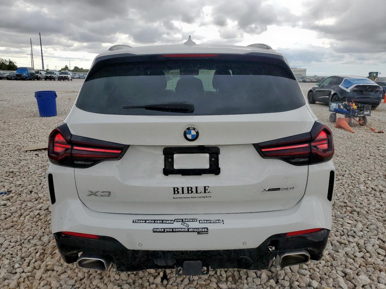 2022 BMW X3 xDrive30I VIN: 5UX53DP02N9L14681 Lot: 81775765