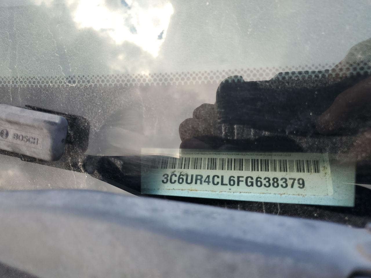 2015 Ram 2500 St VIN: 3C6UR4CL6FG638379 Lot: 70482255