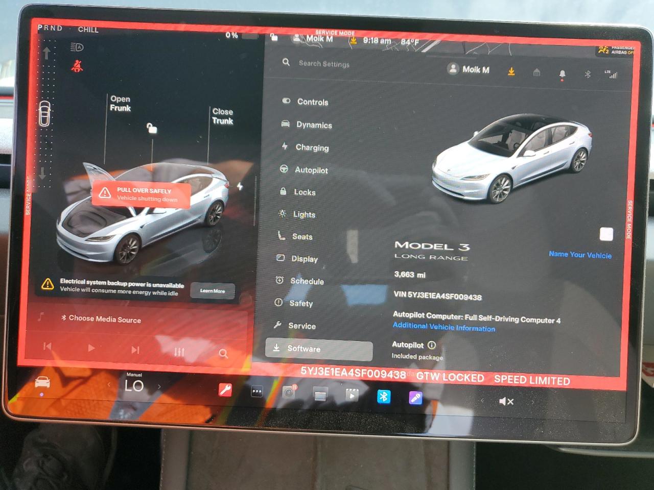 2025 Tesla Model 3 VIN: 5YJ3E1EA4SF009438 Lot: 80820175