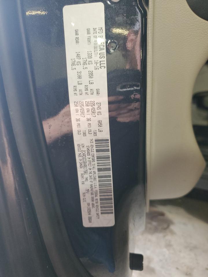 2017 Dodge Grand Caravan Sxt VIN: 2C4RDGCG8HR617581 Lot: 81887425