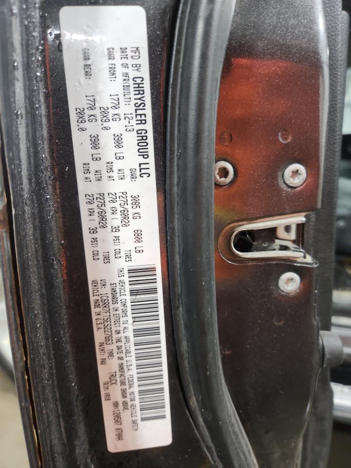 2014 Ram 1500 St VIN: 1C6RR7FT5ES227663 Lot: 80183755