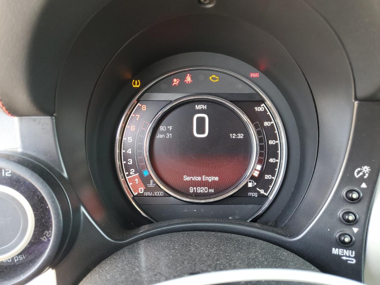 2017 Fiat 500 Abarth VIN: 3C3CFFFH1HT565727 Lot: 80726895