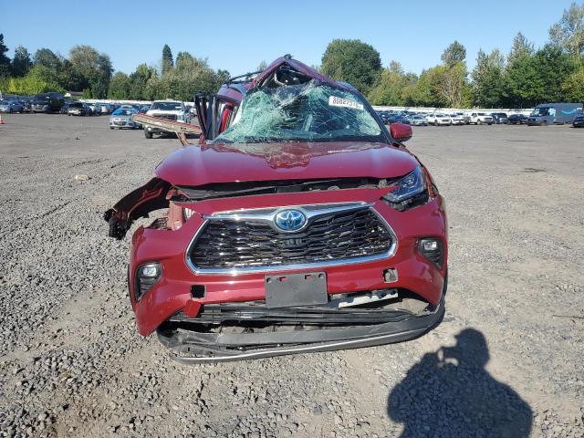  TOYOTA HIGHLANDER 2021 Красный