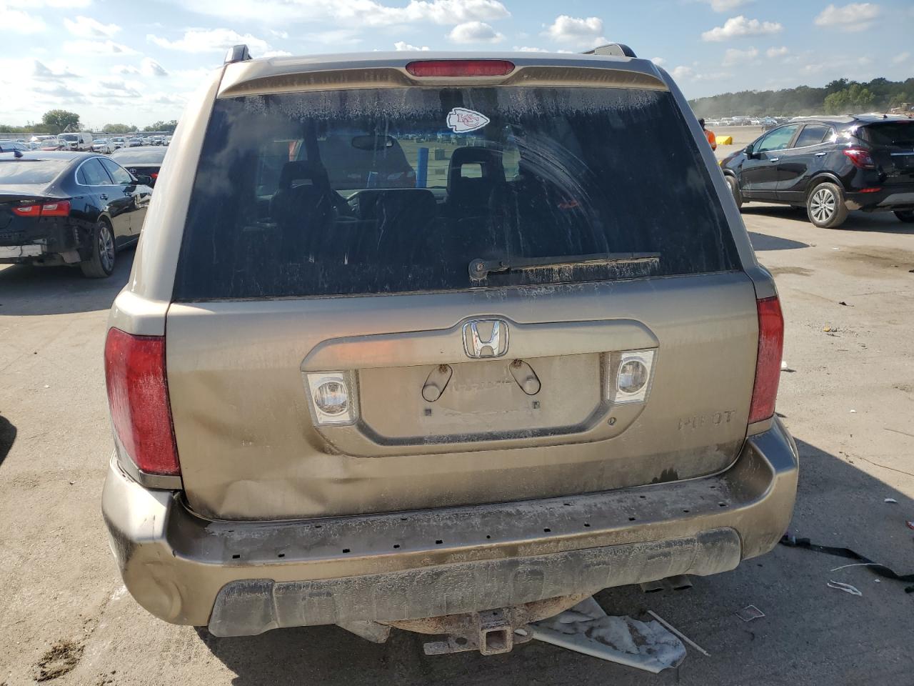 2005 Honda Pilot Exl VIN: 2HKYF18735H542583 Lot: 81152635