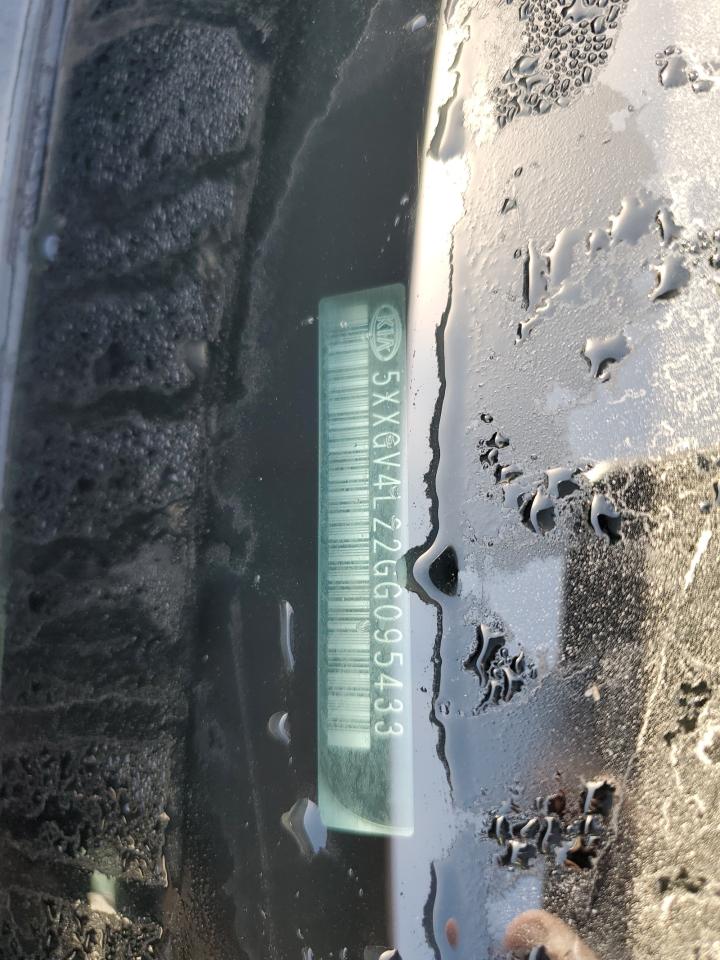 2016 Kia Optima Sxl VIN: 5XXGV4L22GG095433 Lot: 81741175