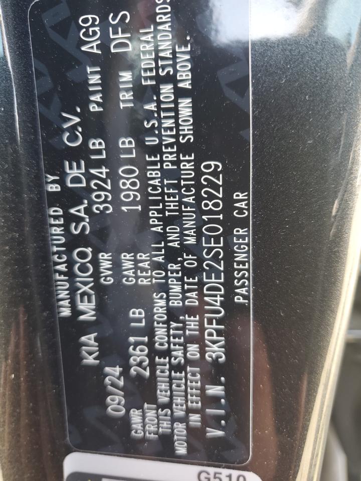 2025 Kia K4 Ex VIN: 3KPFU4DE2SE018229 Lot: 81578915