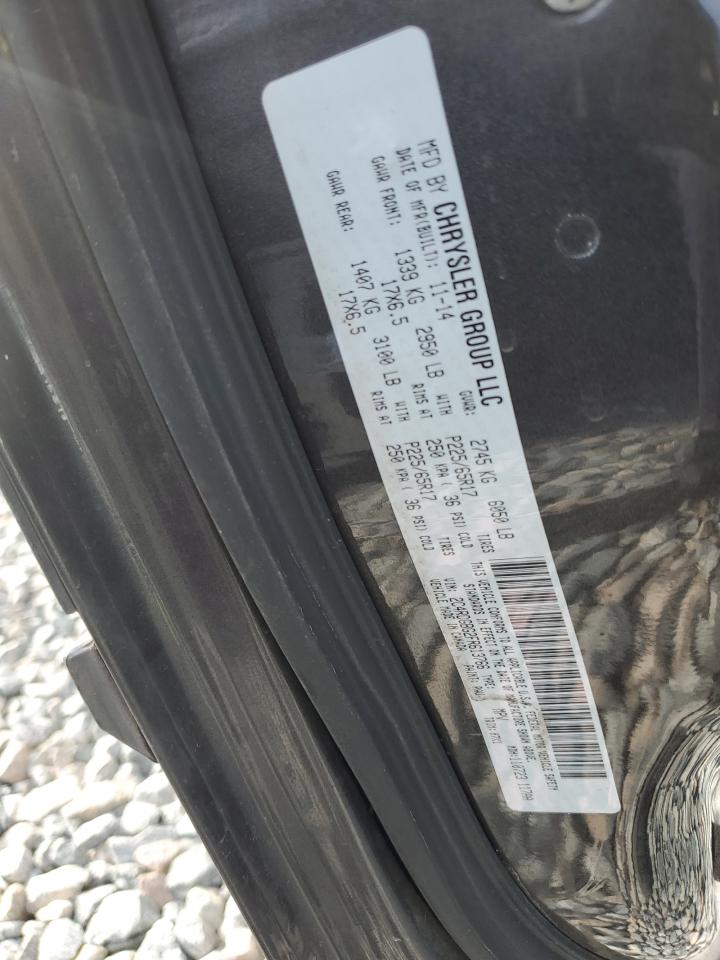 2015 Dodge Grand Caravan Se VIN: 2C4RDGBG2FR613766 Lot: 80029285