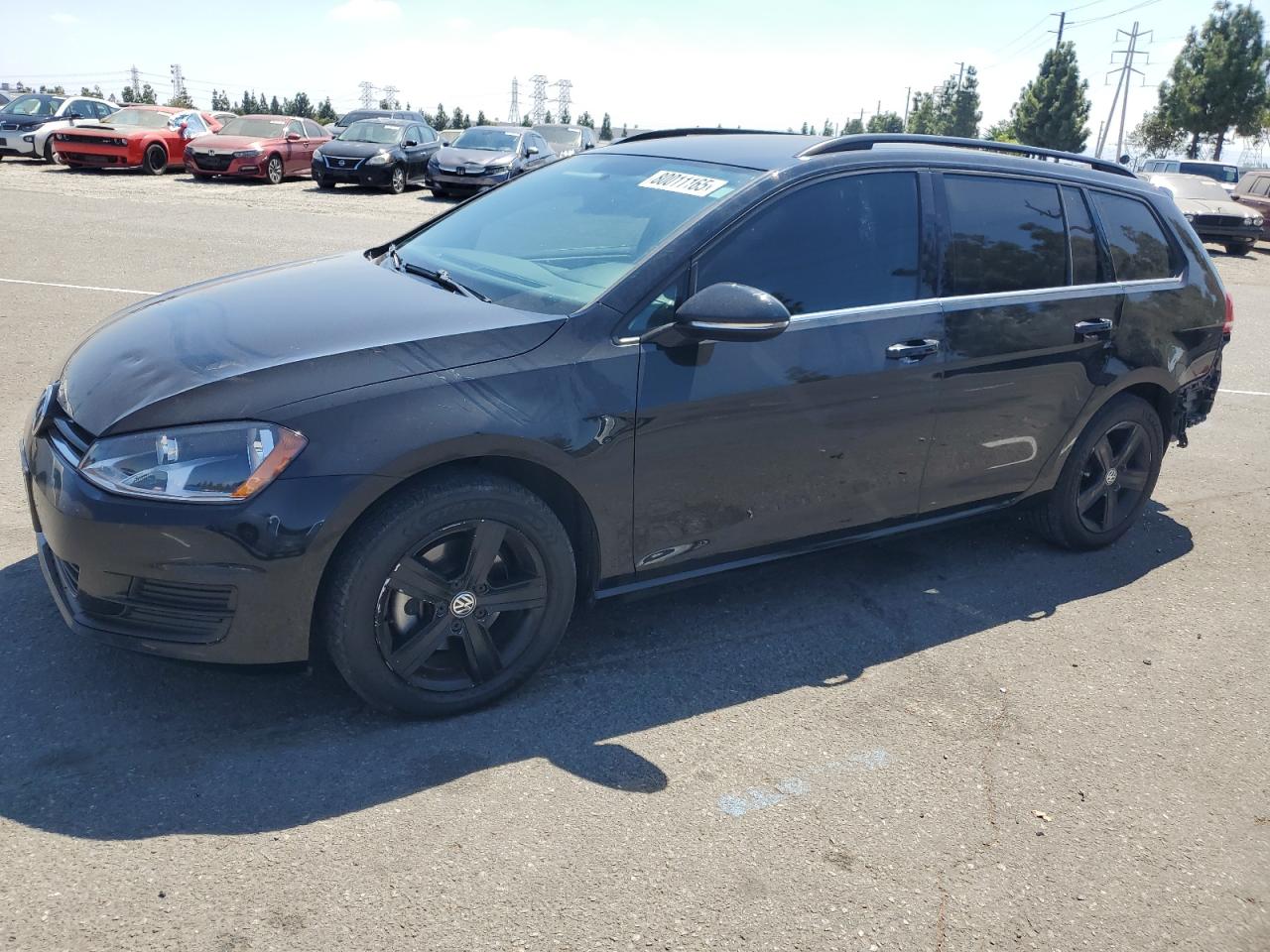 VOLKSWAGEN GOLF 2015. Lot# 80011165. VIN 3VWCA7AU5FM516331. Photo 1