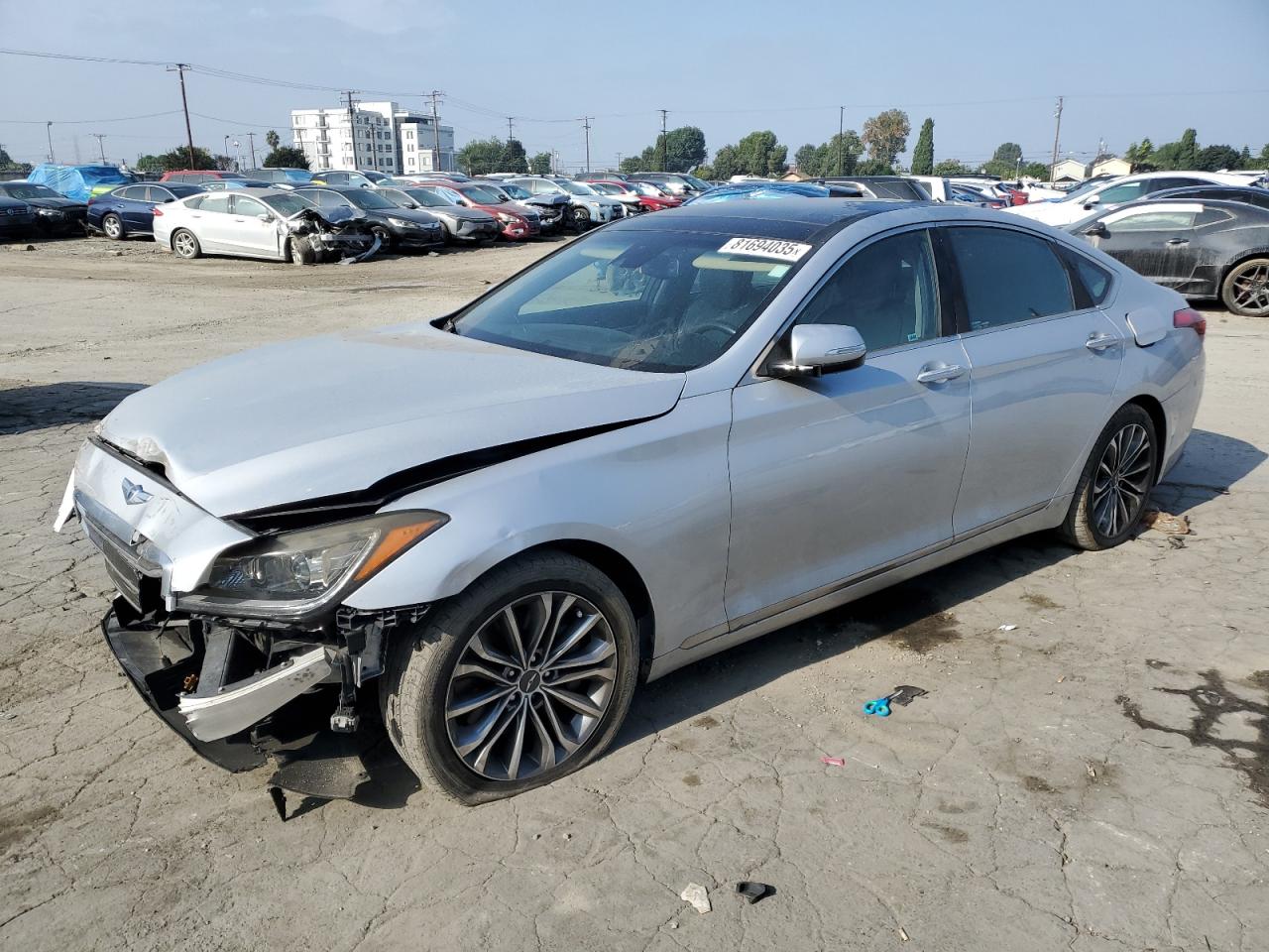 2015 Hyundai Genesis 3.8L silver null gas KMHGN4JE6FU096506 photo #1