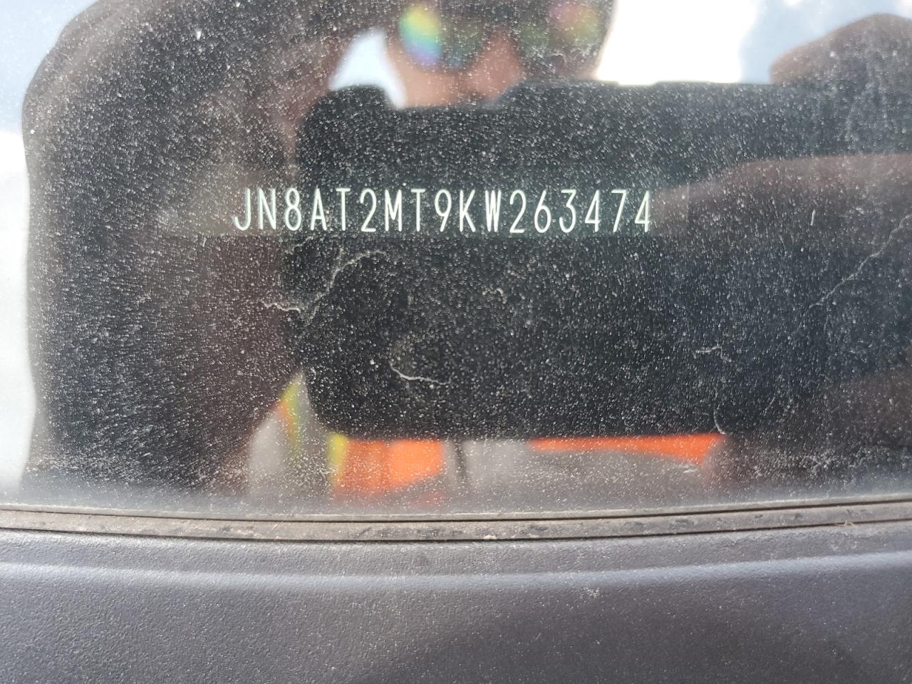 2019 Nissan Rogue S VIN: JN8AT2MT9KW263474 Lot: 80674225