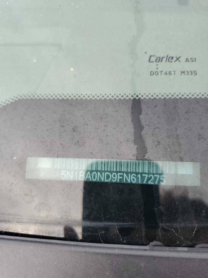 2015 Nissan Armada Sv VIN: 5N1BA0ND9FN617275 Lot: 81101465