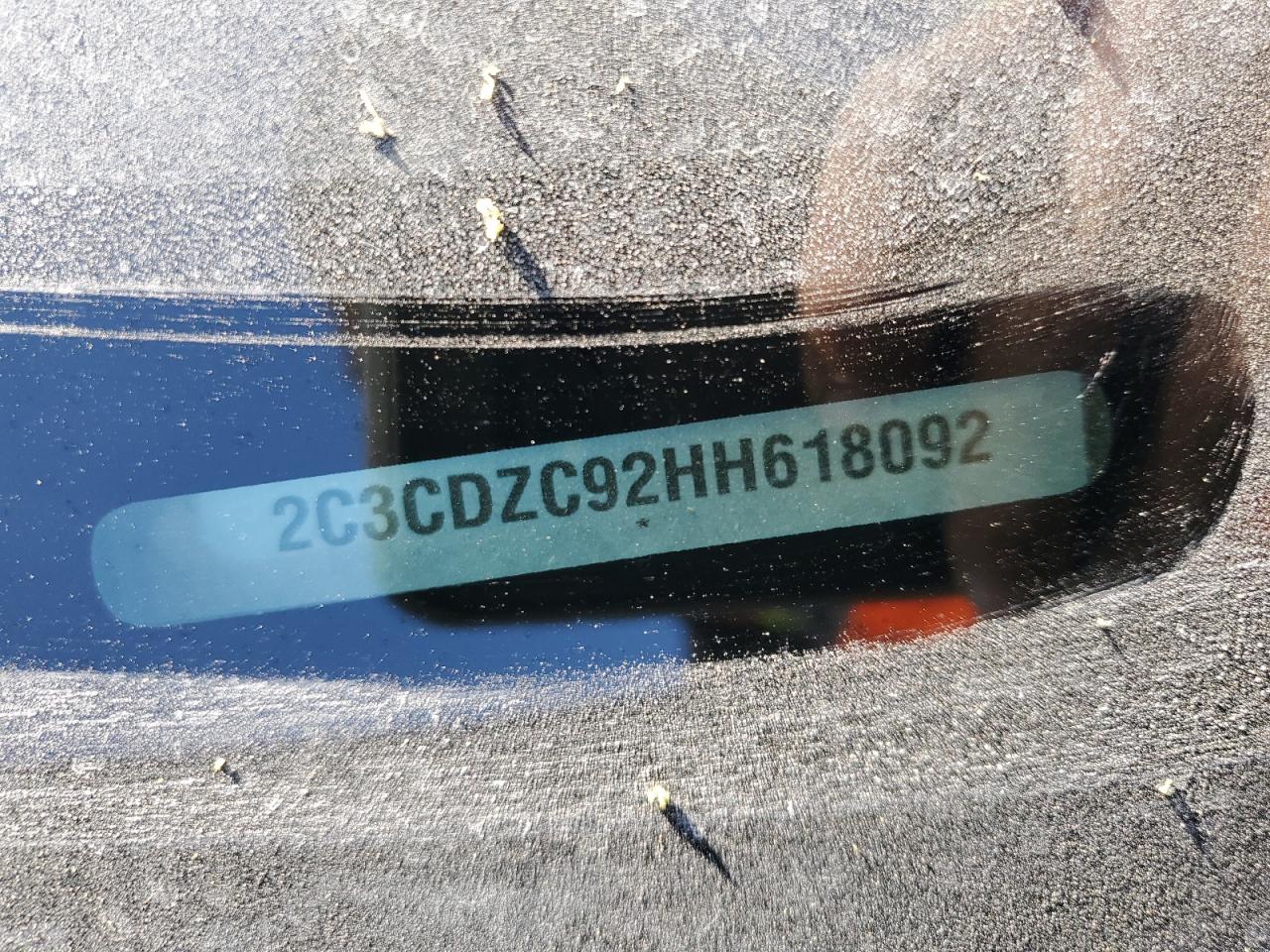 2017 Dodge Challenger Srt Hellcat VIN: 2C3CDZC92HH618092 Lot: 71542135