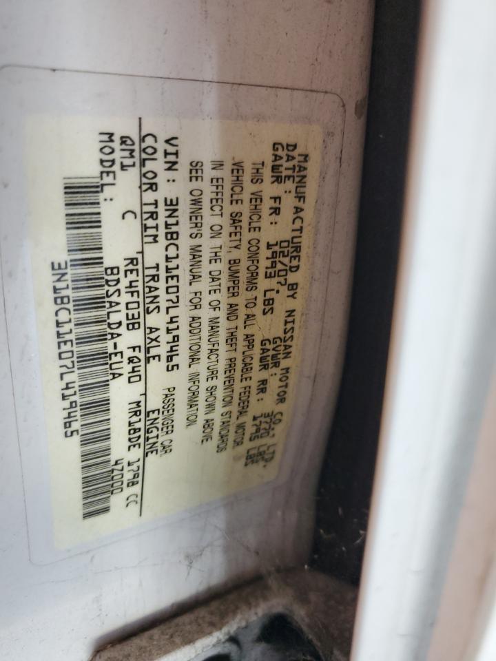 2007 Nissan Versa VIN: 3N1BC11E07L419465 Lot: 71326585