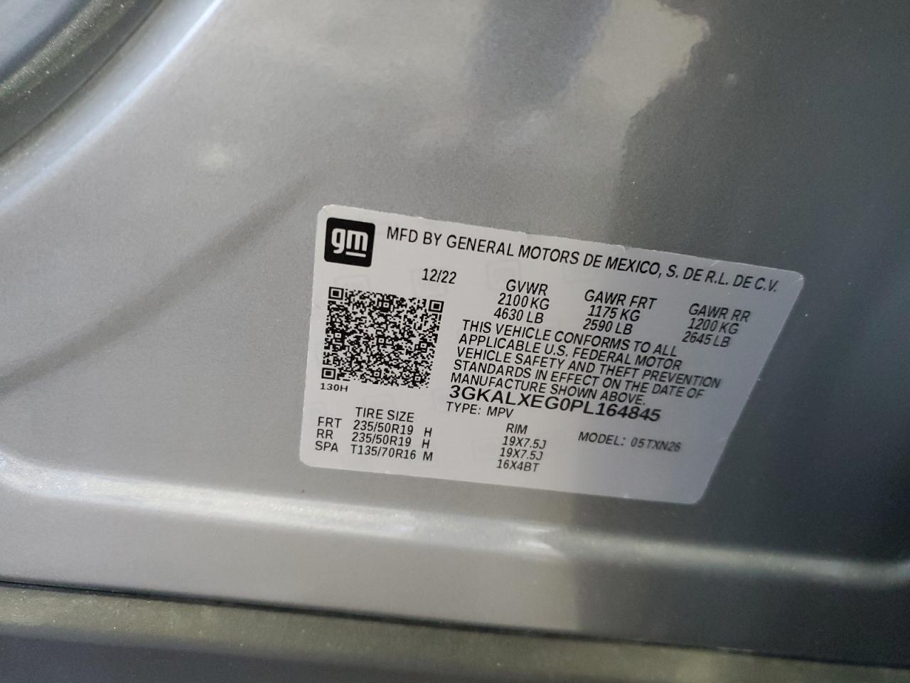 2023 GMC Terrain Denali VIN: 3GKALXEG0PL164845 Lot: 71677705