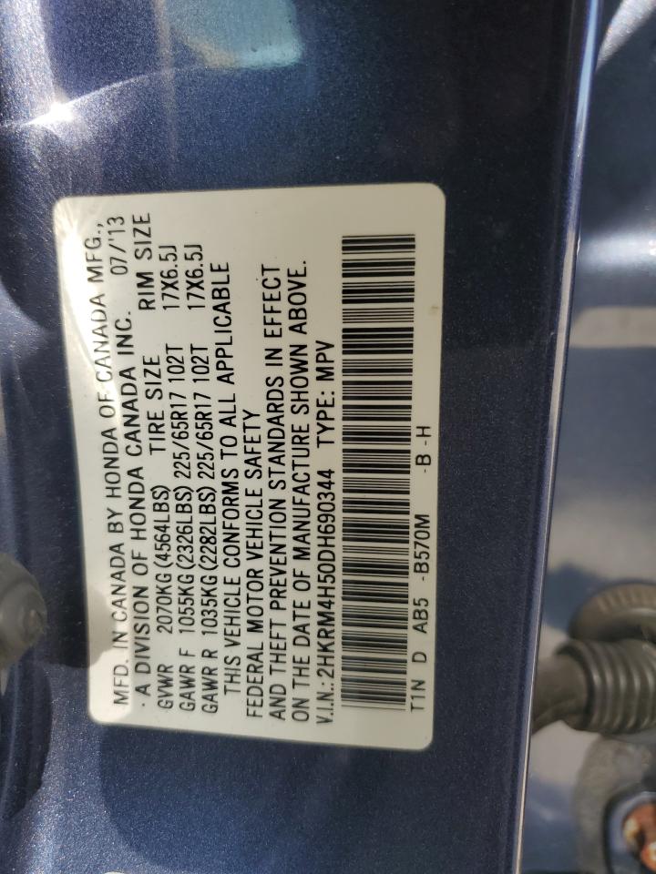 2013 Honda Cr-V Ex VIN: 2HKRM4H50DH690344 Lot: 84164055