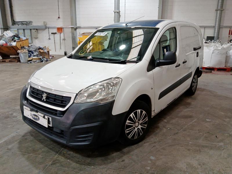 2017 PEUGEOT PARTNER BLUE HDI  for sale at Copart SANDTOFT