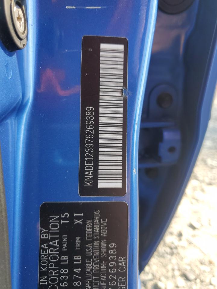 2007 Kia Rio Base VIN: KNADE123976269389 Lot: 81336905