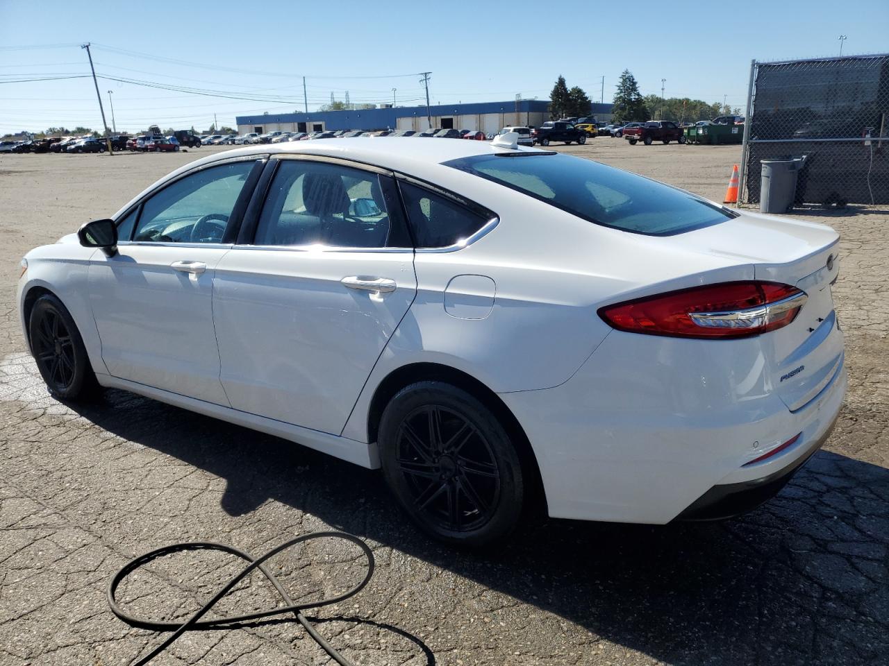 2020 Ford Fusion Se white null gas 3FA6P0HD3LR249397 photo #3