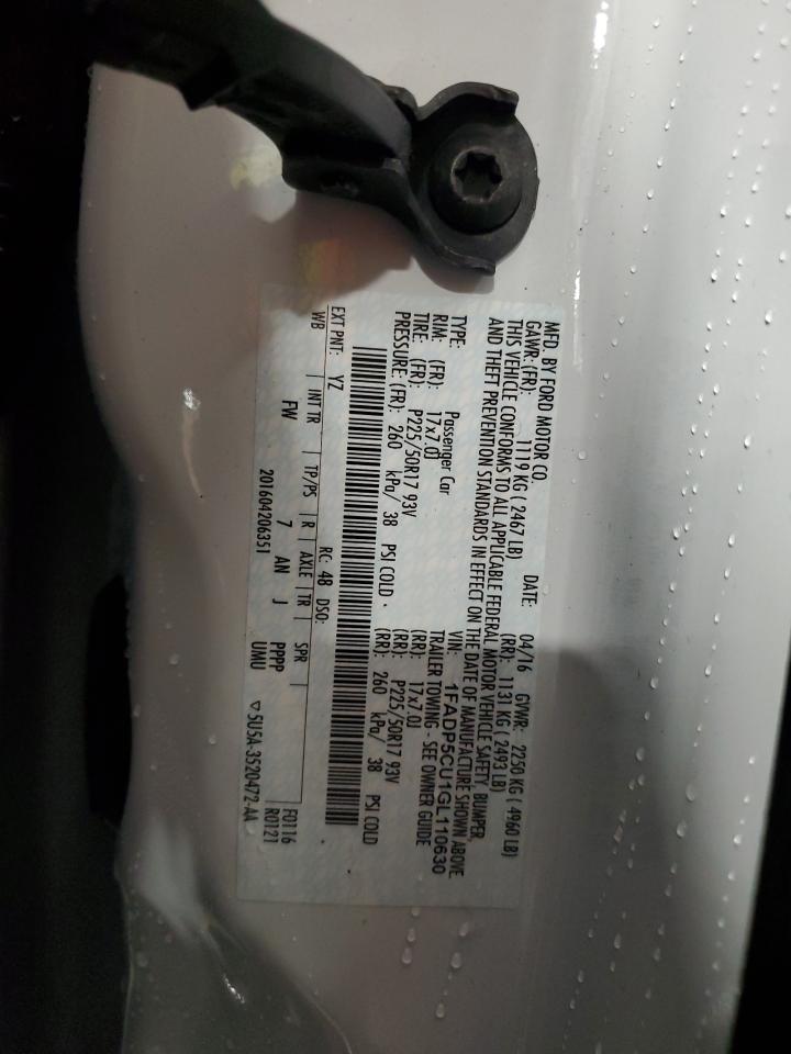 2016 Ford C-Max Premium Sel VIN: 1FADP5CU1GL110630 Lot: 80812715