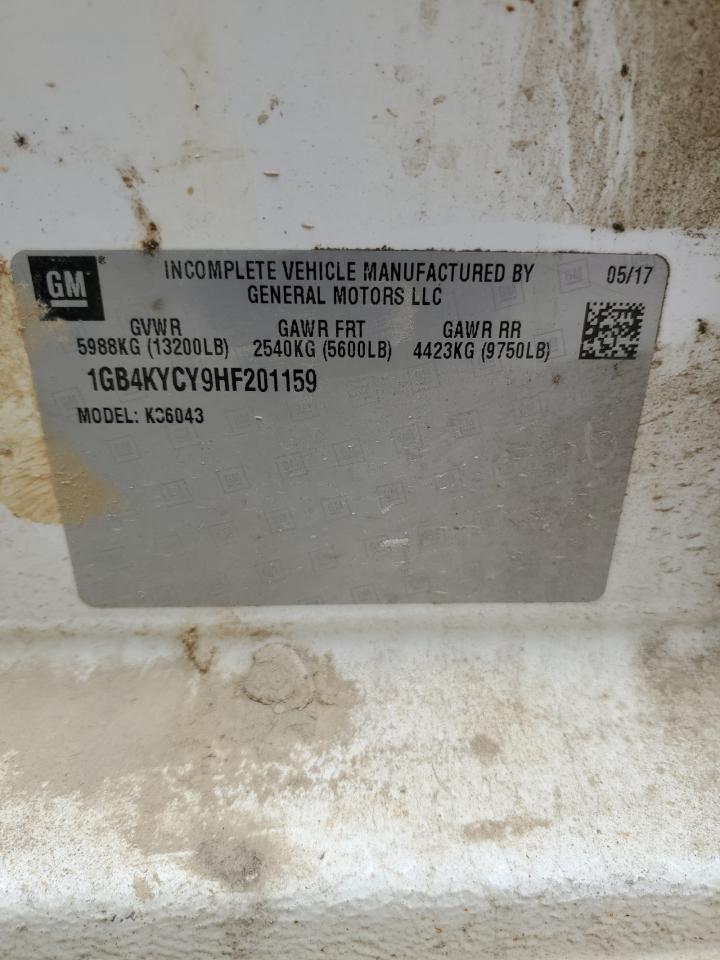 2017 Chevrolet Silverado K3500 VIN: 1GB4KYCY9HF201159 Lot: 80537425