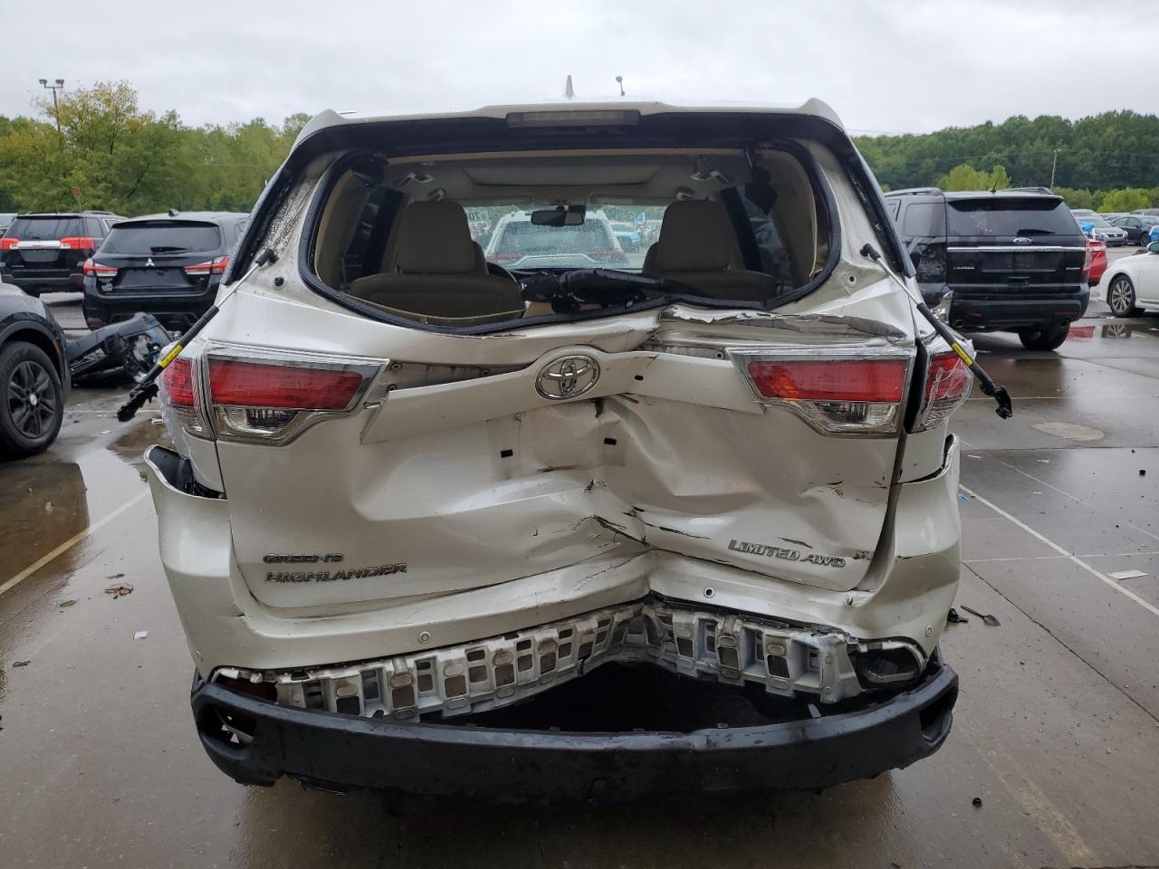 2015 Toyota Highlander Limited VIN: 5TDDKRFH3FS197703 Lot: 70863405