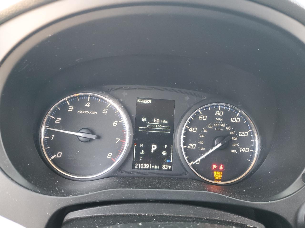 2019 Mitsubishi Outlander Se VIN: JA4AZ3A31KZ043257 Lot: 80670335