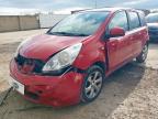 2009 NISSAN NOTE N-TEC  for sale at Copart YORK