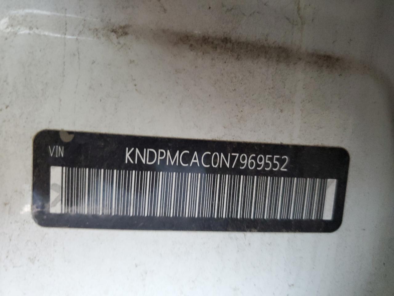 2022 Kia Sportage Lx VIN: KNDPMCAC0N7969552 Lot: 81124175