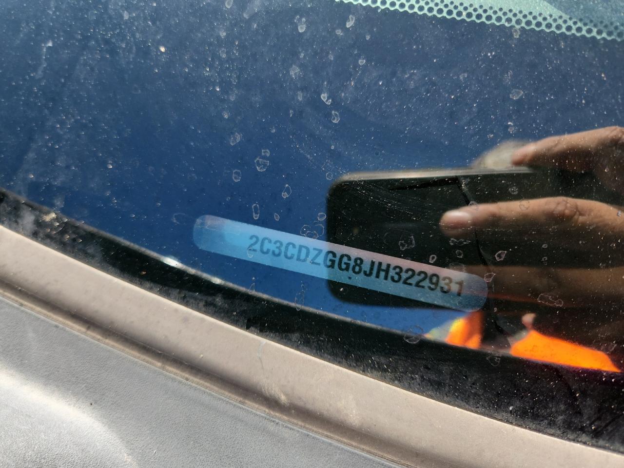 2018 Dodge Challenger Gt VIN: 2C3CDZGG8JH322931 Lot: 84426805