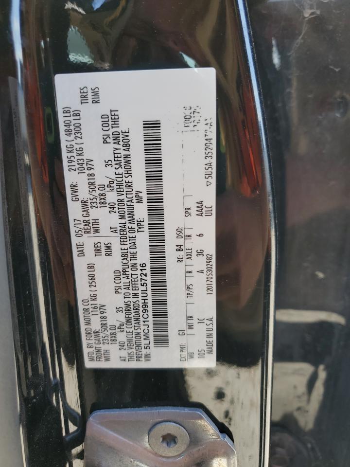 2017 Lincoln Mkc Premiere VIN: 5LMCJ1C99HUL57216 Lot: 84424285