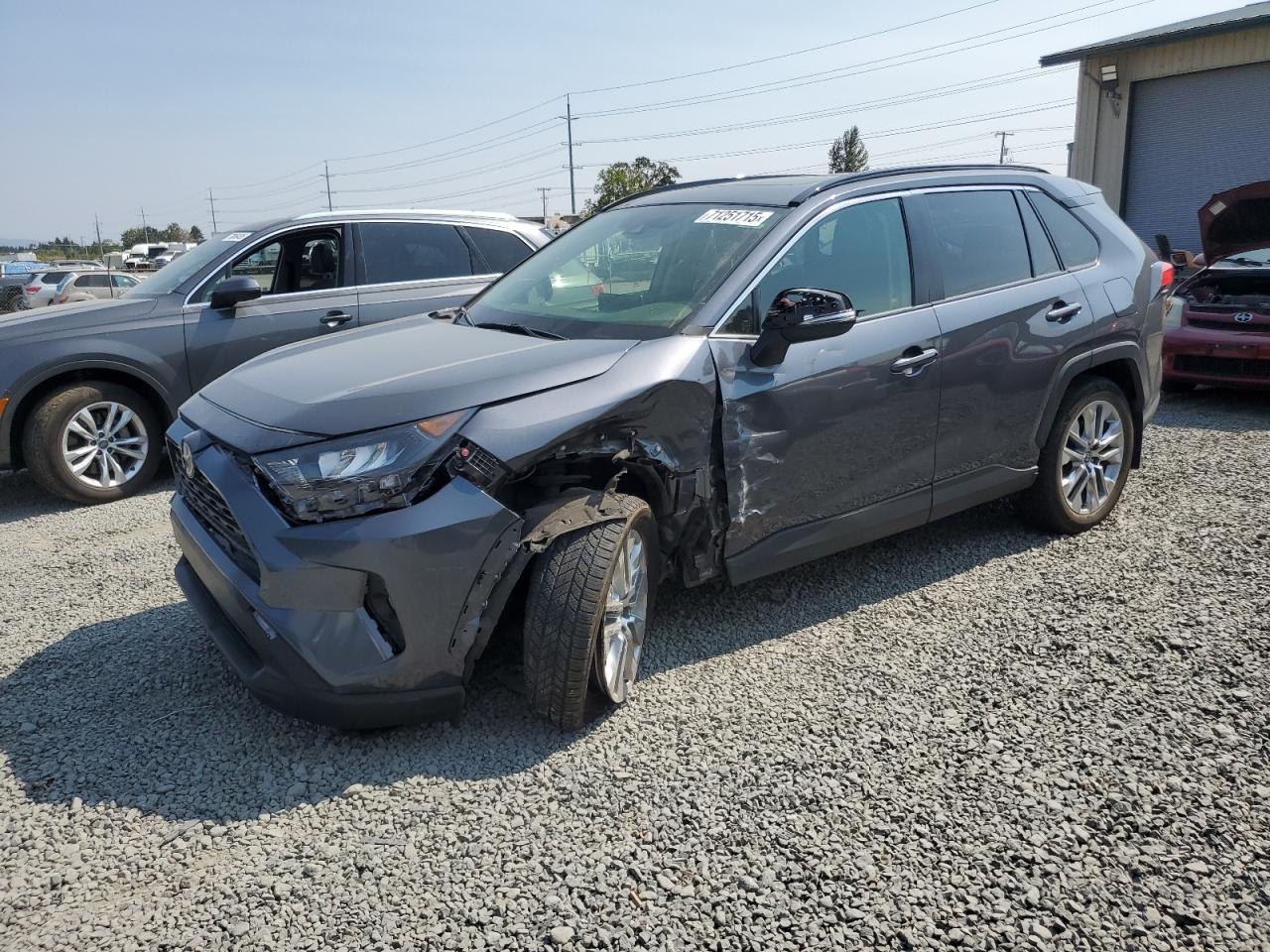 2020 Toyota Rav4 Xle Premium grey null gas JTMA1RFV6LD529507 photo #1