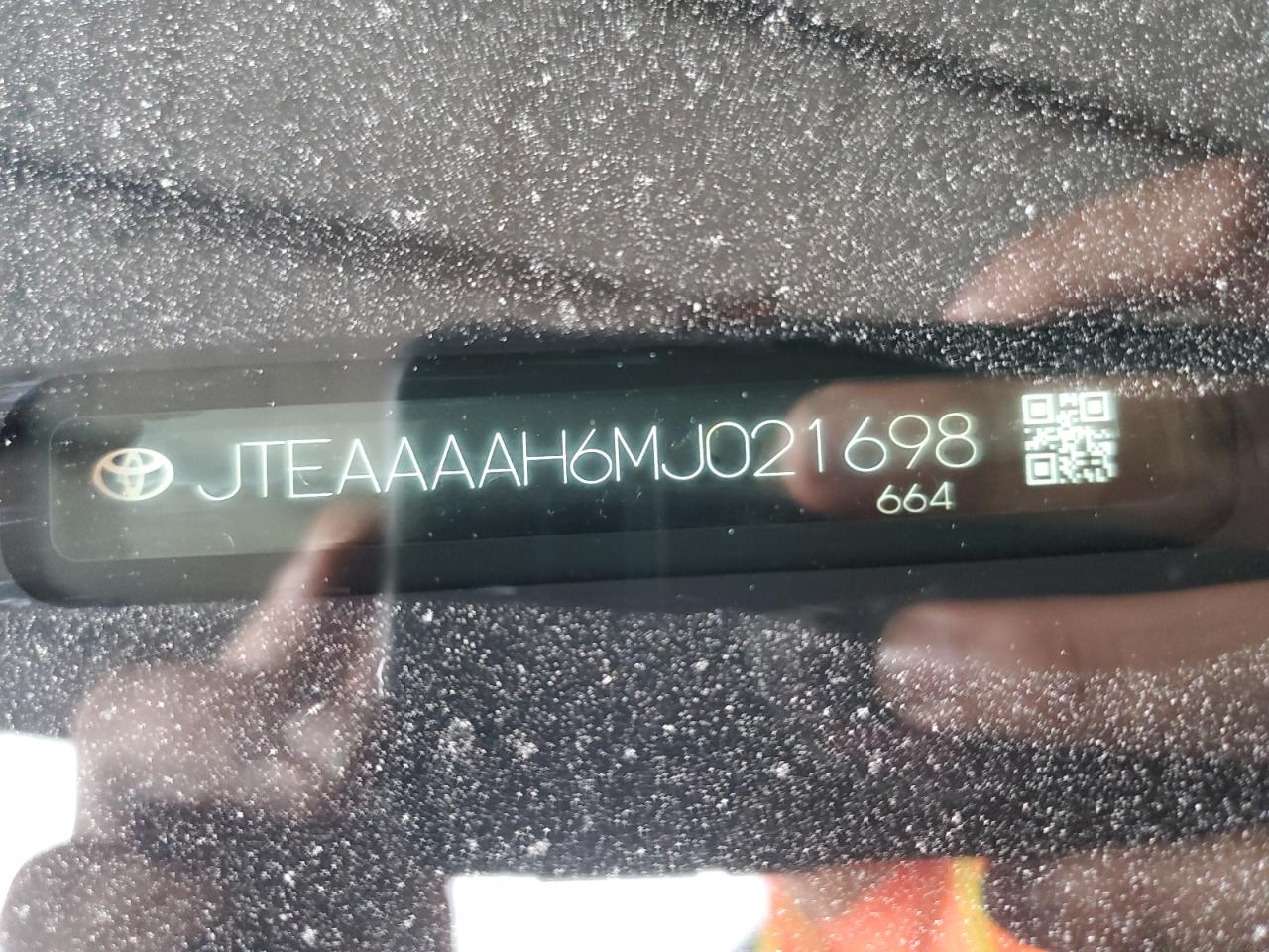 2021 Toyota Venza Le VIN: JTEAAAAH6MJ021698 Lot: 82133155
