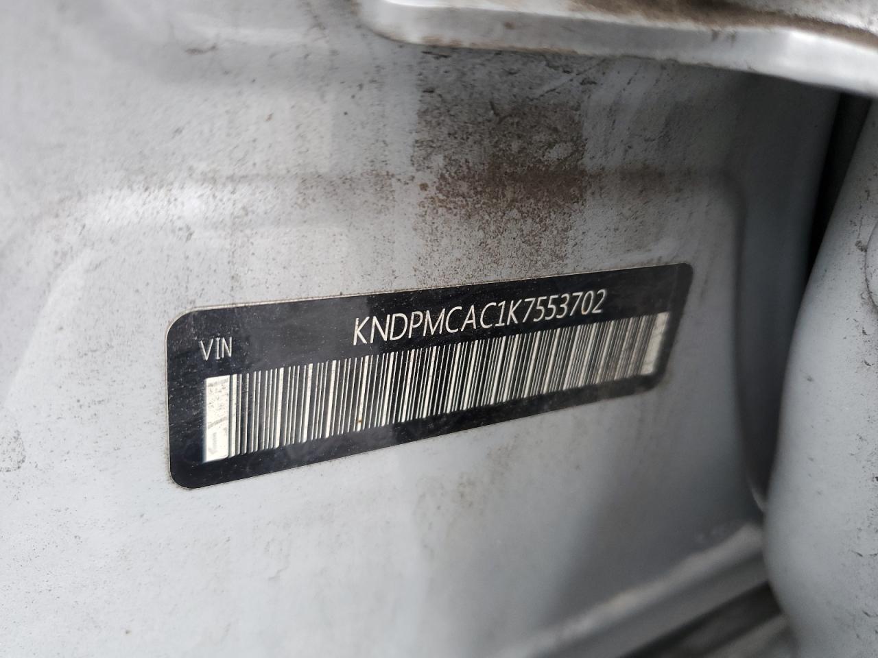 2019 Kia Sportage Lx VIN: KNDPMCAC1K7553702 Lot: 81738125