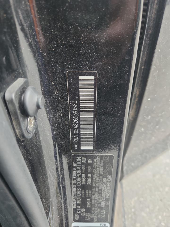 2016 Kia Forte Ex VIN: KNAFX5A82G5591580 Lot: 82092945