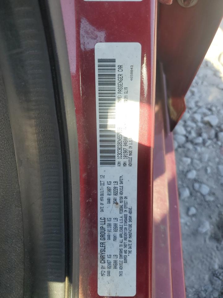 2013 Chrysler 200 Limited VIN: 1C3CCBCG9DN557639 Lot: 71288715