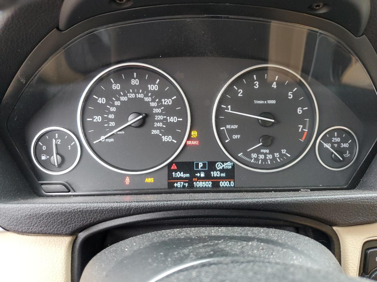 2016 BMW 320 I VIN: WBA8A9C50GK619026 Lot: 80524425