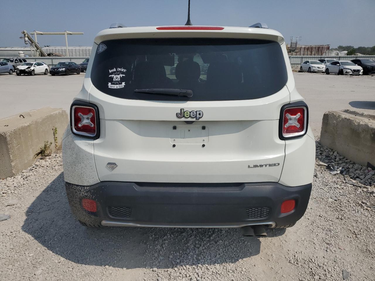 2017 Jeep Renegade Limited VIN: ZACCJADB5HPE54116 Lot: 70895455