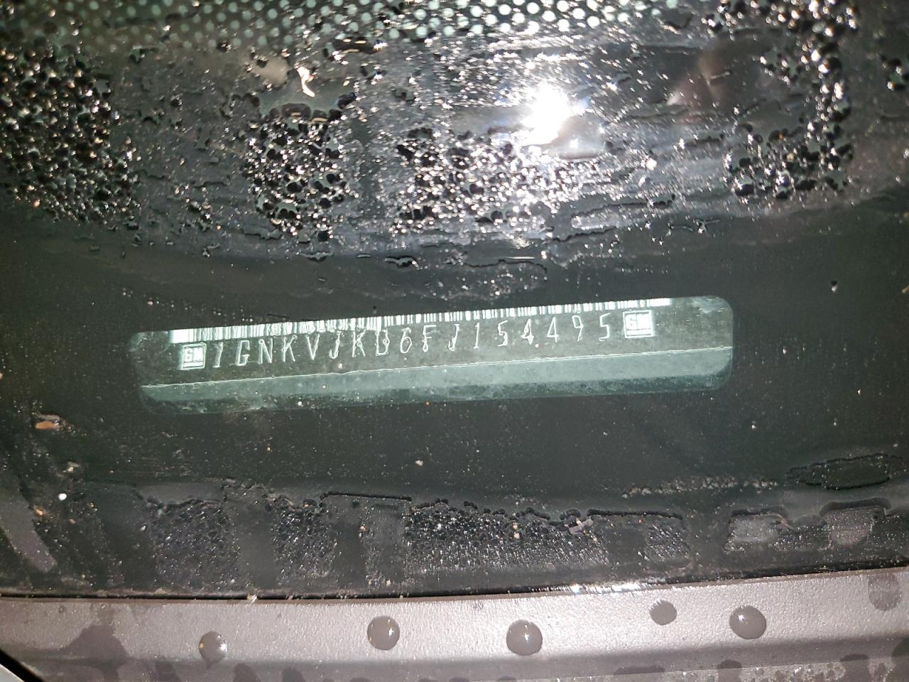 2015 Chevrolet Traverse Ltz VIN: 1GNKVJKD6FJ154495 Lot: 81156955