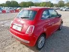 2010 FIAT 500 LOUNGE S-A 1.2 LOUNGE 3DR DUALOGIC [START ST for sale at Copart ROCHFORD