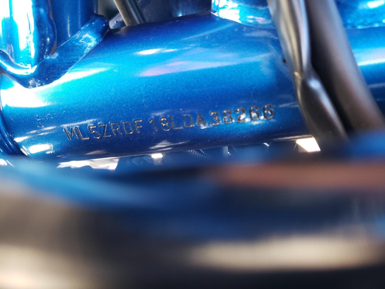 2020 Kawasaki Zr900 F VIN: ML5ZRDF18LDA38266 Lot: 80264215