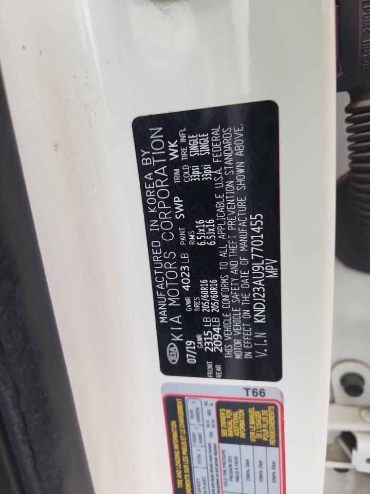 2020 Kia Soul Lx VIN: KNDJ23AU9L7701455 Lot: 81162125